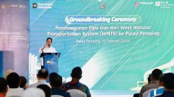 Setelah 10 Tahun Penantian, Pipa Gas WNTS ke Pulau Pemping Resmi Dibangun