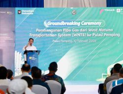 Setelah 10 Tahun Penantian, Pipa Gas WNTS ke Pulau Pemping Resmi Dibangun